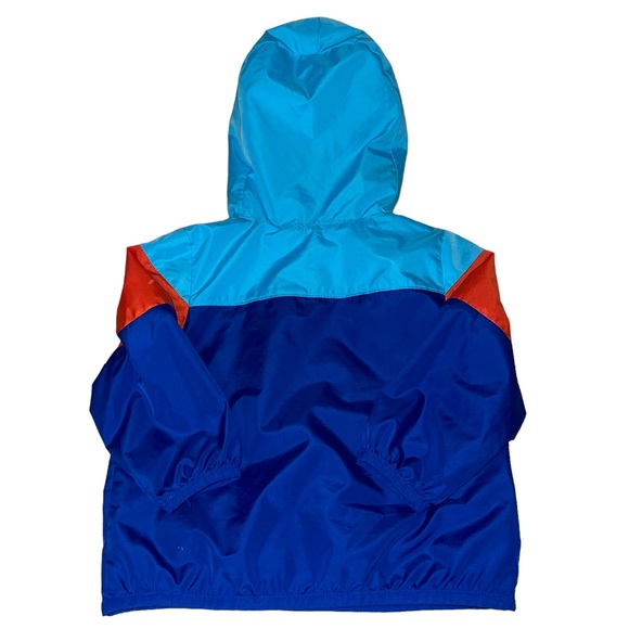 Wonder Nation Toddle Boy Pull Over Hooded Windbreaker Jacket Size 2T Quarter Zip - Picture 4 of 4